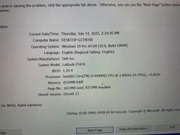 Dell Latitude E5470 Laptop Intel i5-6440 2.6GHz 8GB DDR4 1TB SSD Wifi Bt HDMI Win 10