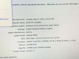 Dell Latitude E6540 Intel i7-4800 2.7GHz 8GB 320GB Wifi Bt HDMI Win 10
