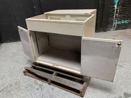 2pcs - Metal Storage Cabinets 36" x 21.625" x 35" / Fisher Hamilton Flammable Liquid