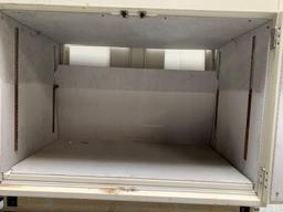 2pcs - Metal Storage Cabinets 36" x 21.625" x 35" / Fisher Hamilton Flammable Liquid