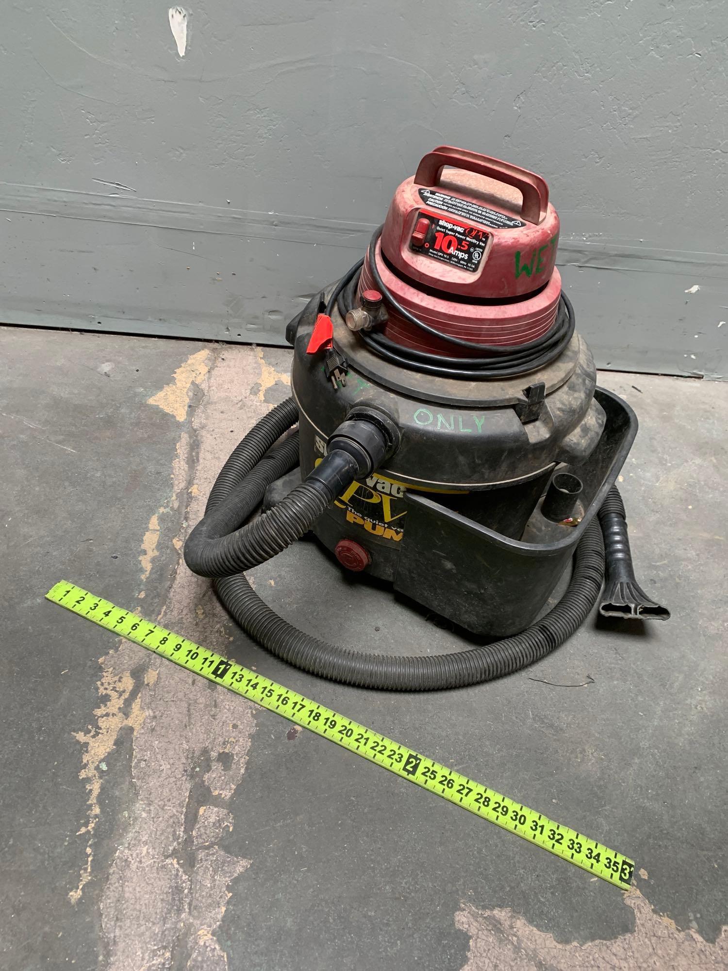 QPV Wet / Dry Shop Vacuum