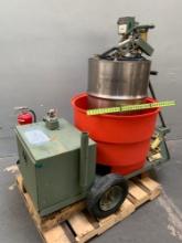 Fill-Rite 24V DC Re Fueling Cart - 55gal Stainless Drum