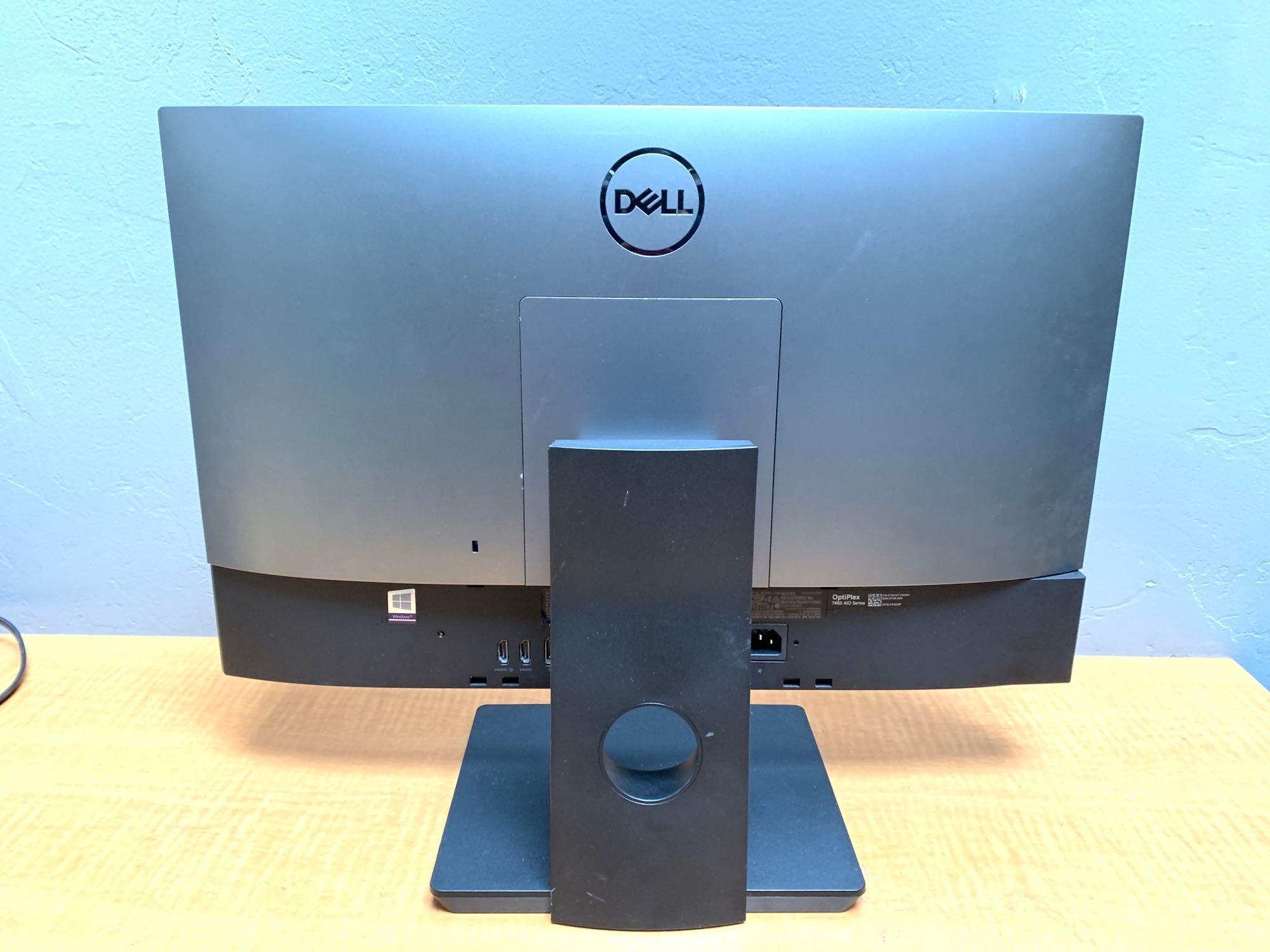 Dell Optiplex 7460 23.8" LCD AIO Intel i7-8700 3.2GHz 8GB 256GB SSD Wifi Bt HDMI Win 11
