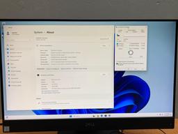 Dell Optiplex 7460 23.8" LCD AIO Intel i7-8700 3.2GHz 8GB 256GB SSD Wifi Bt HDMI Win 11