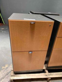 3pcs - Omni Pacific Under Desk Filing Cabinets 16" x 22" x 28"