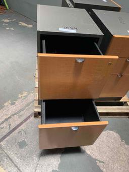 3pcs - Omni Pacific Under Desk Filing Cabinets 16" x 22" x 28"