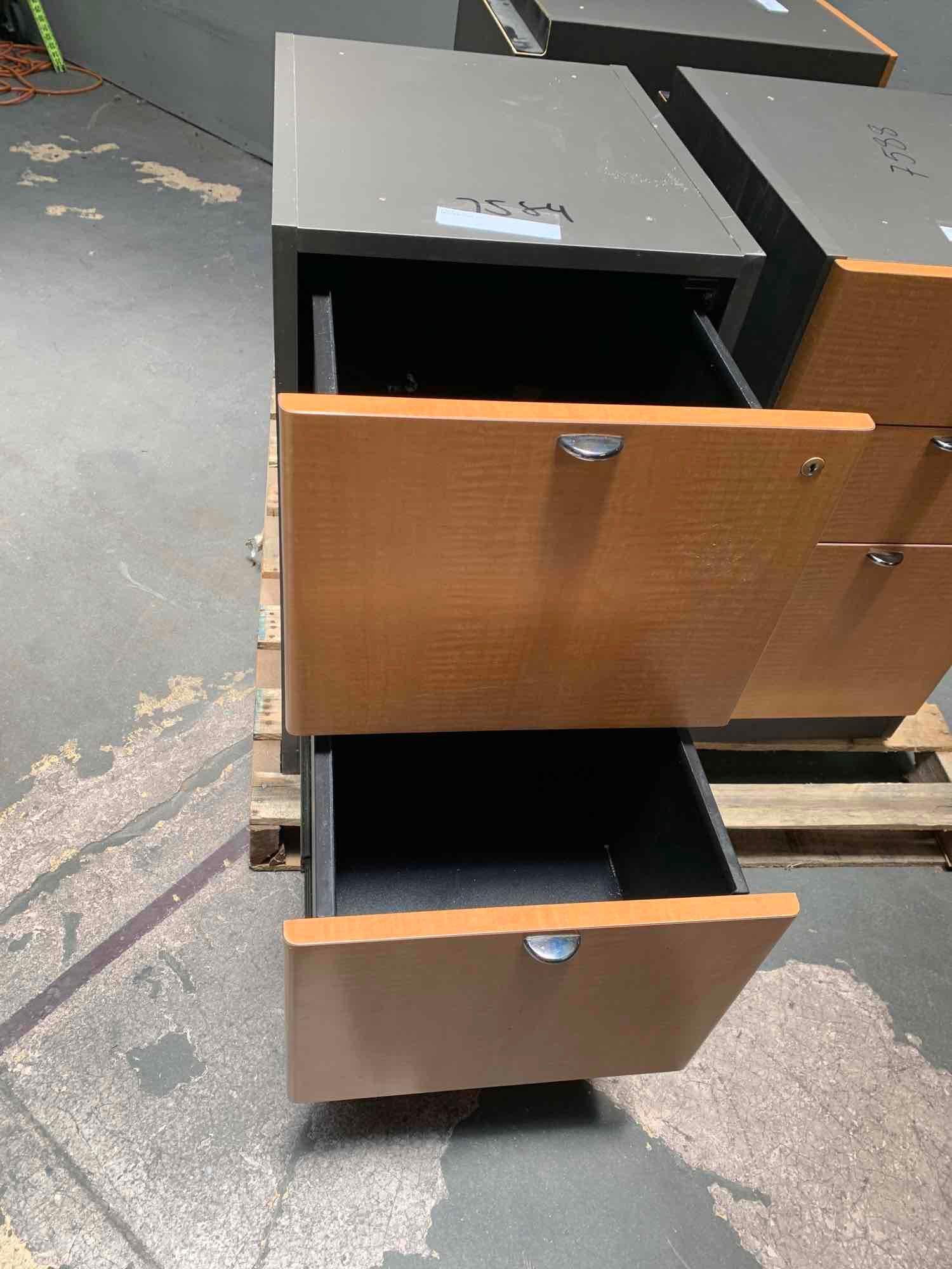 3pcs - Omni Pacific Under Desk Filing Cabinets 16" x 22" x 28"
