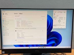 Dell Optiplex 7470 23.8" LCD AIO Intel i7-9700 3.0GHz 8GB DDR4 256GB SSD Wifi Bt HDMI Win 11 Pro
