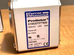 3pcs - Ferraz Shawmut Protistor A130UD73TTI630 High Voltage Fuse 1300VAC 630A - NEW