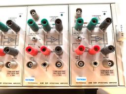 Tektronix TM-504 Chassy with 4 AM-501 Operational Amplifiers