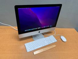 Apple A1418 iMac16,1 AIO 21.5" LCD Intel i5-5250 1.6GHz 8GB 1TB Wifi Bt Monterey - 2015