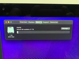Apple A1418 iMac16,1 AIO 21.5" LCD Intel i5-5250 1.6GHz 8GB 1TB Wifi Bt Monterey - 2015