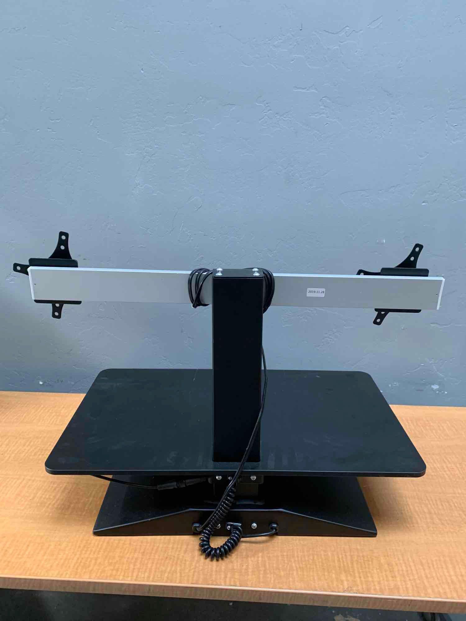 Electric Dual Monitor Sit or Stand Desk Converter