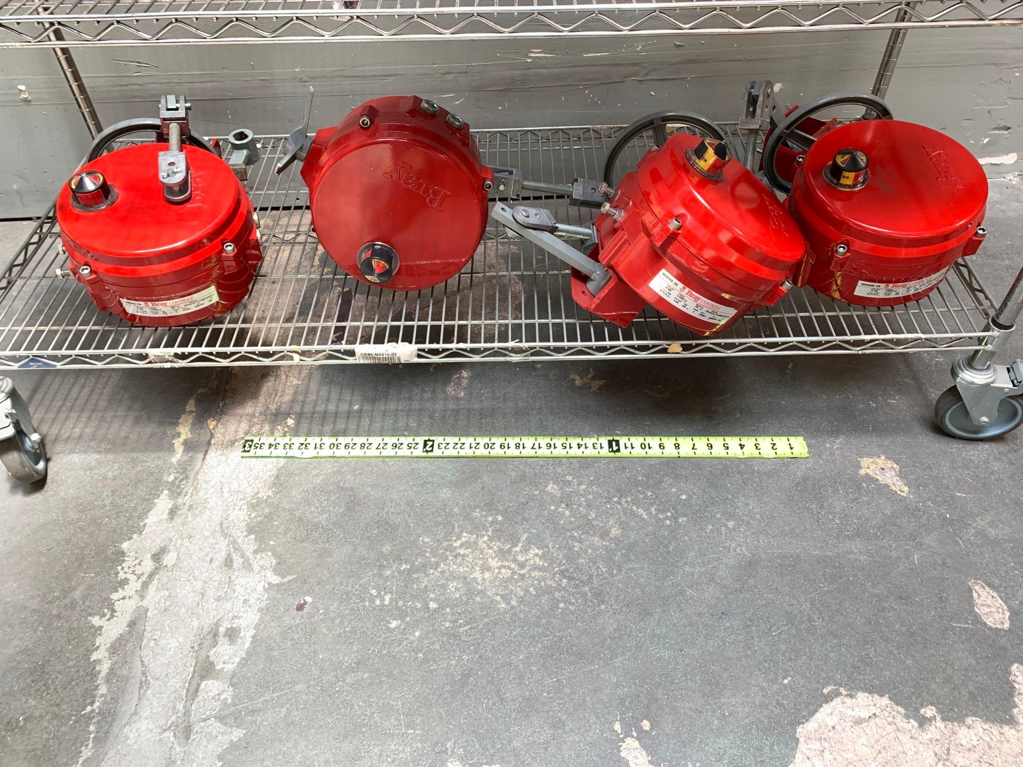 4pcs - Bray Series 70 Electric Valve Actuators