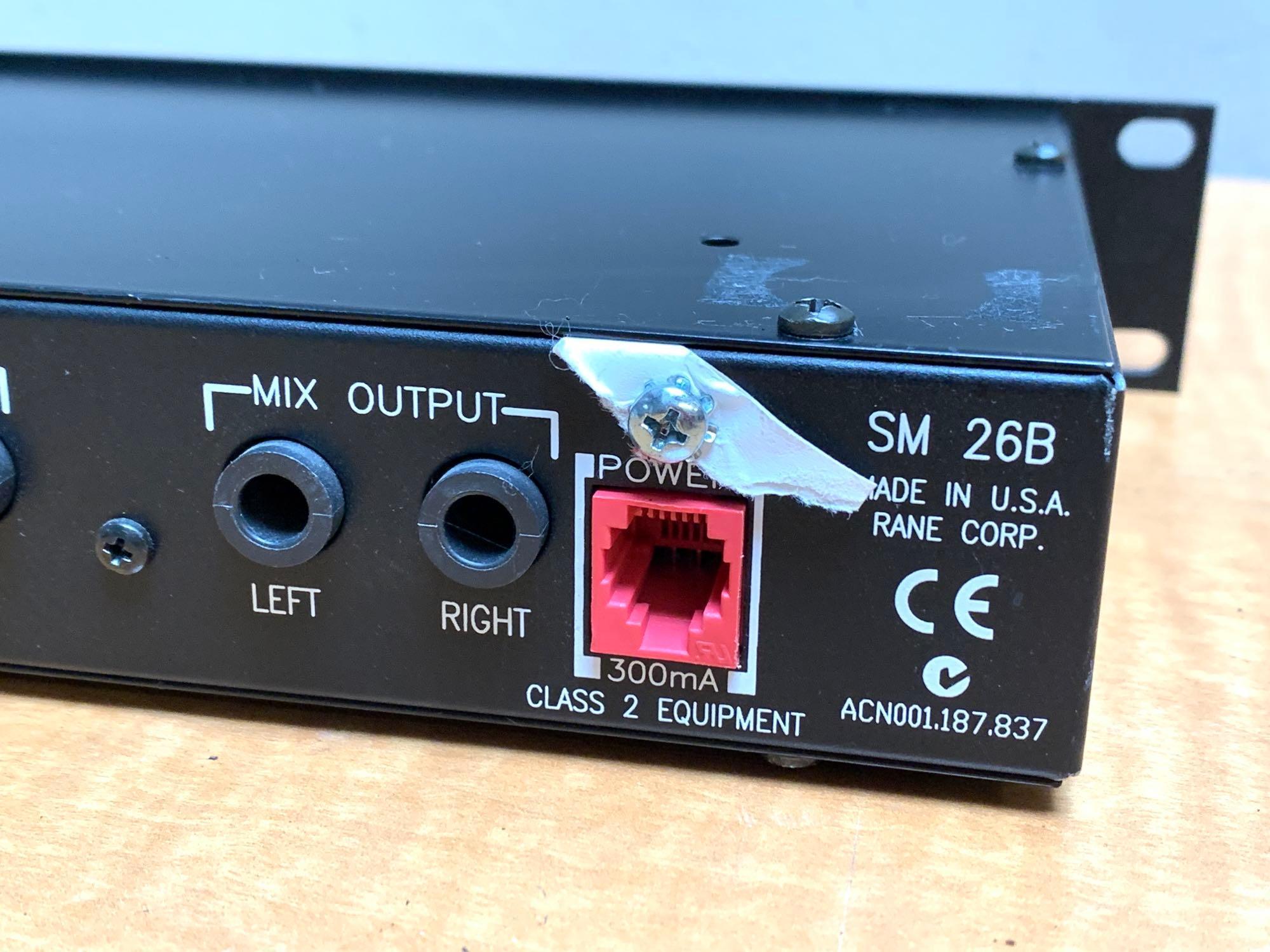 Rane SM26B 6-Channel Rackmount Splitter Mixer