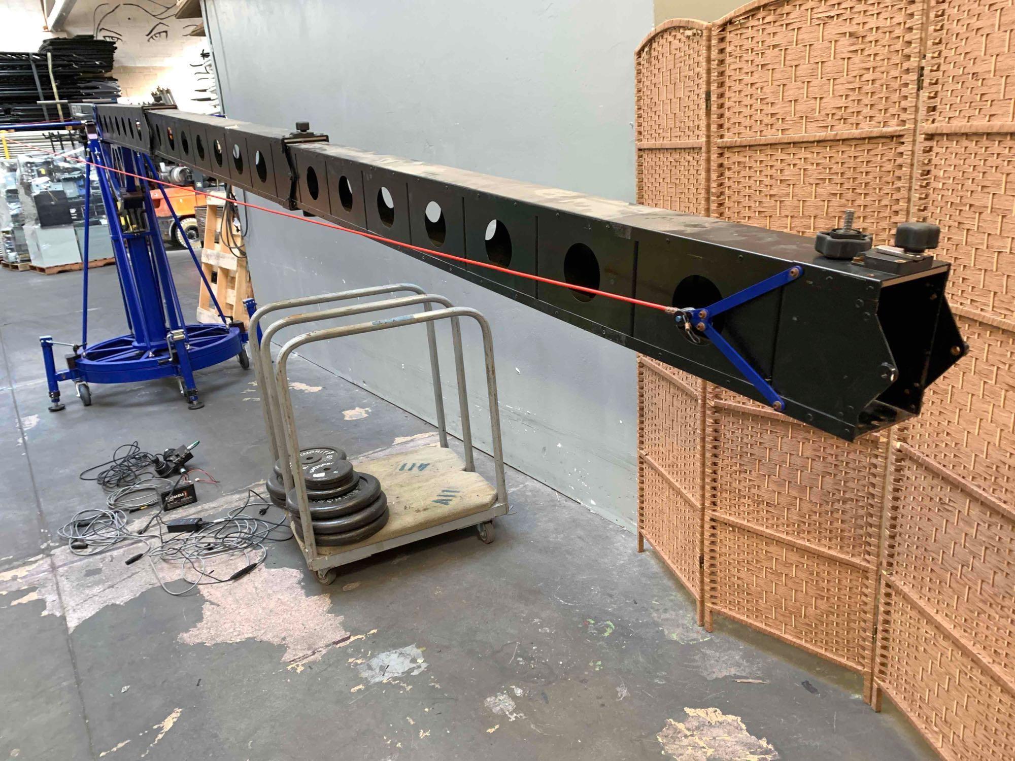 Metrology / Talon 24ft Long Camera Crane with Pan - Tilt Talon Jib