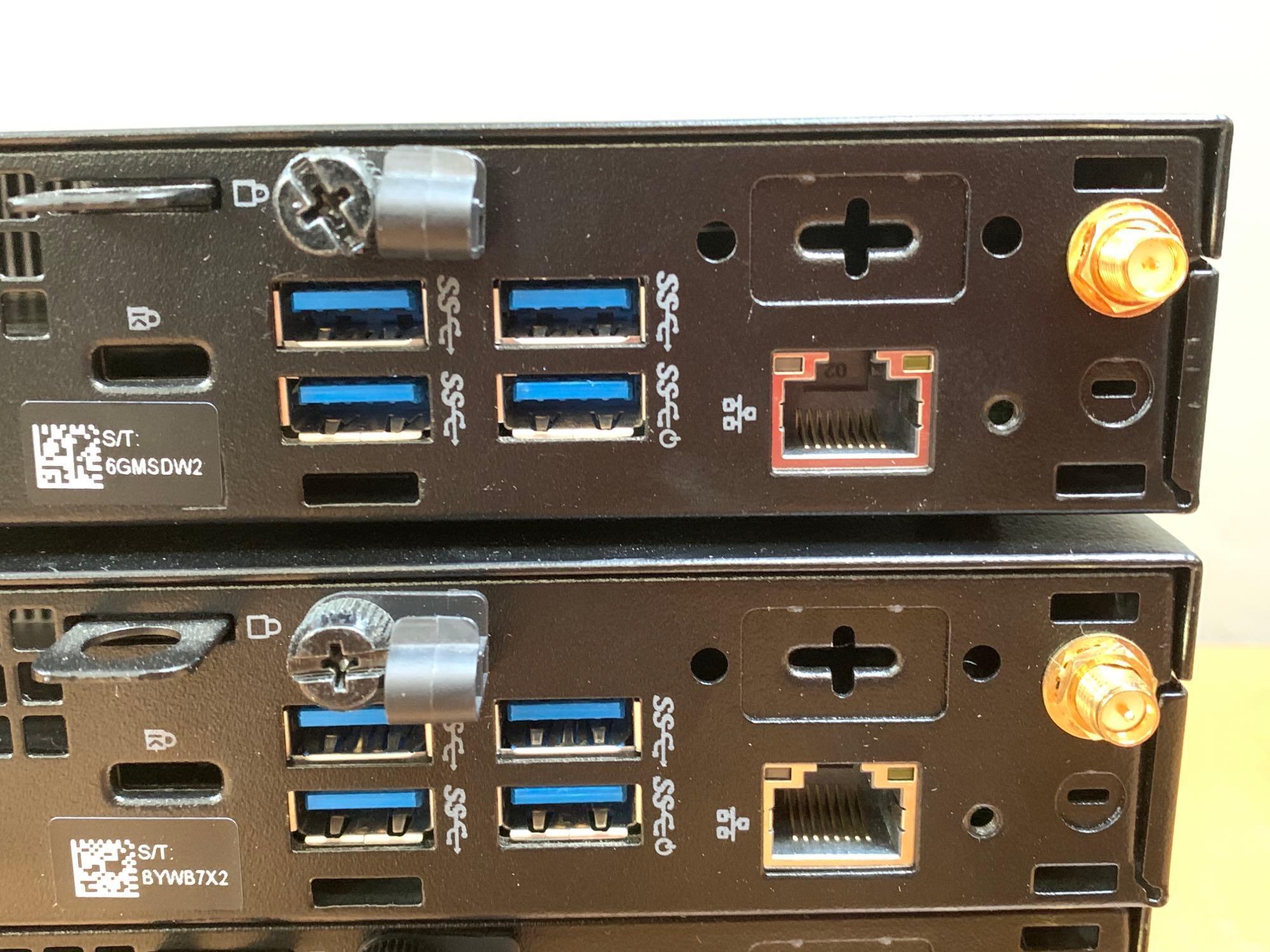 4pcs - Dell Optiplex 7060 SFF Mini PC Intel i7-8700 2.4GHz 8GB DDR4 256GB SSD Wifi Bt USB-C Win 11
