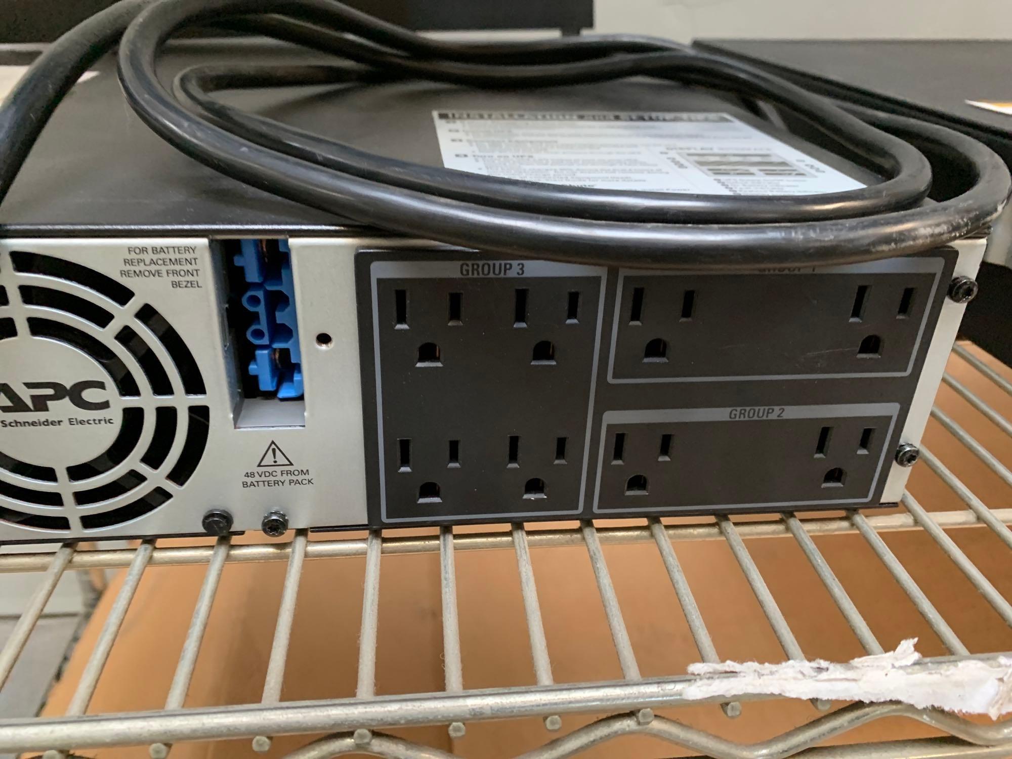 2pcs - APC Smart-UPS X 1500 UPS & 48VDC External Battery Pack