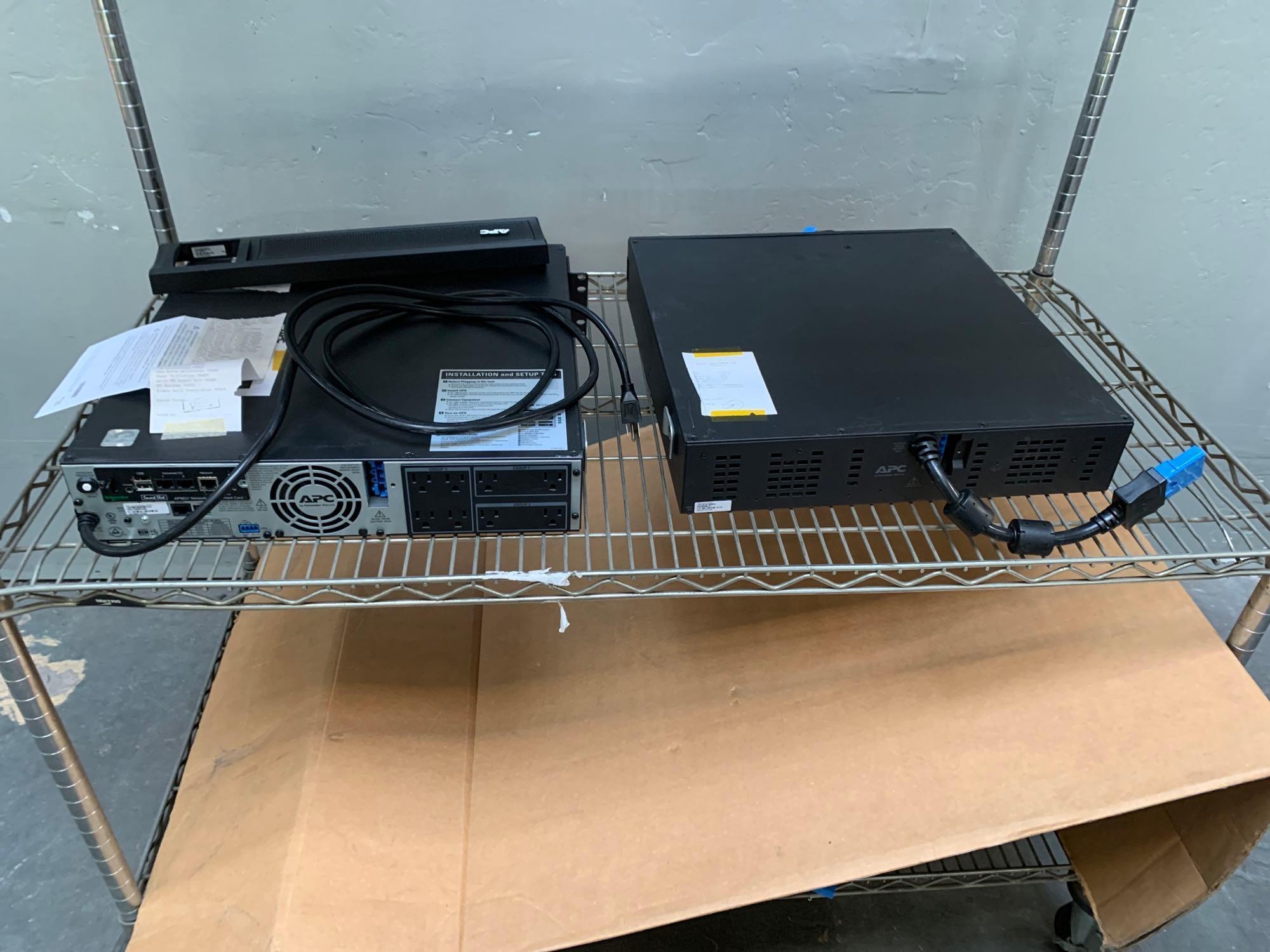 2pcs - APC Smart-UPS X 1500 UPS & 48VDC External Battery Pack