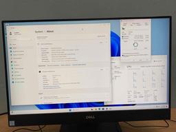 Dell Optiplex 7460 23.8" LCD AIO Intel i7-8700 3.2GHz 8GB DDR4 256GB SSD Wifi Bt HDMI Win 11