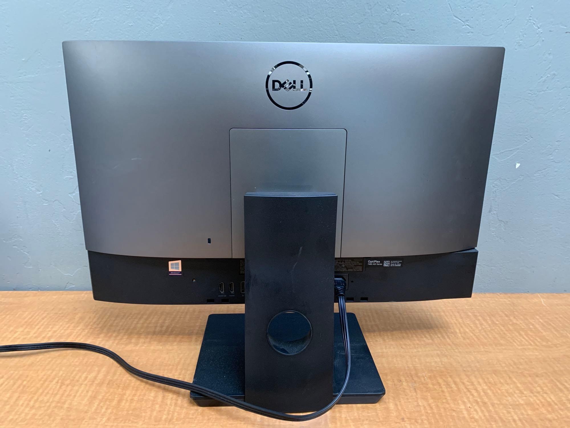 Dell Optiplex 7460 23.8" LCD AIO Intel i7-8700 3.2GHz 8GB DDR4 256GB SSD Wifi Bt HDMI Win 11