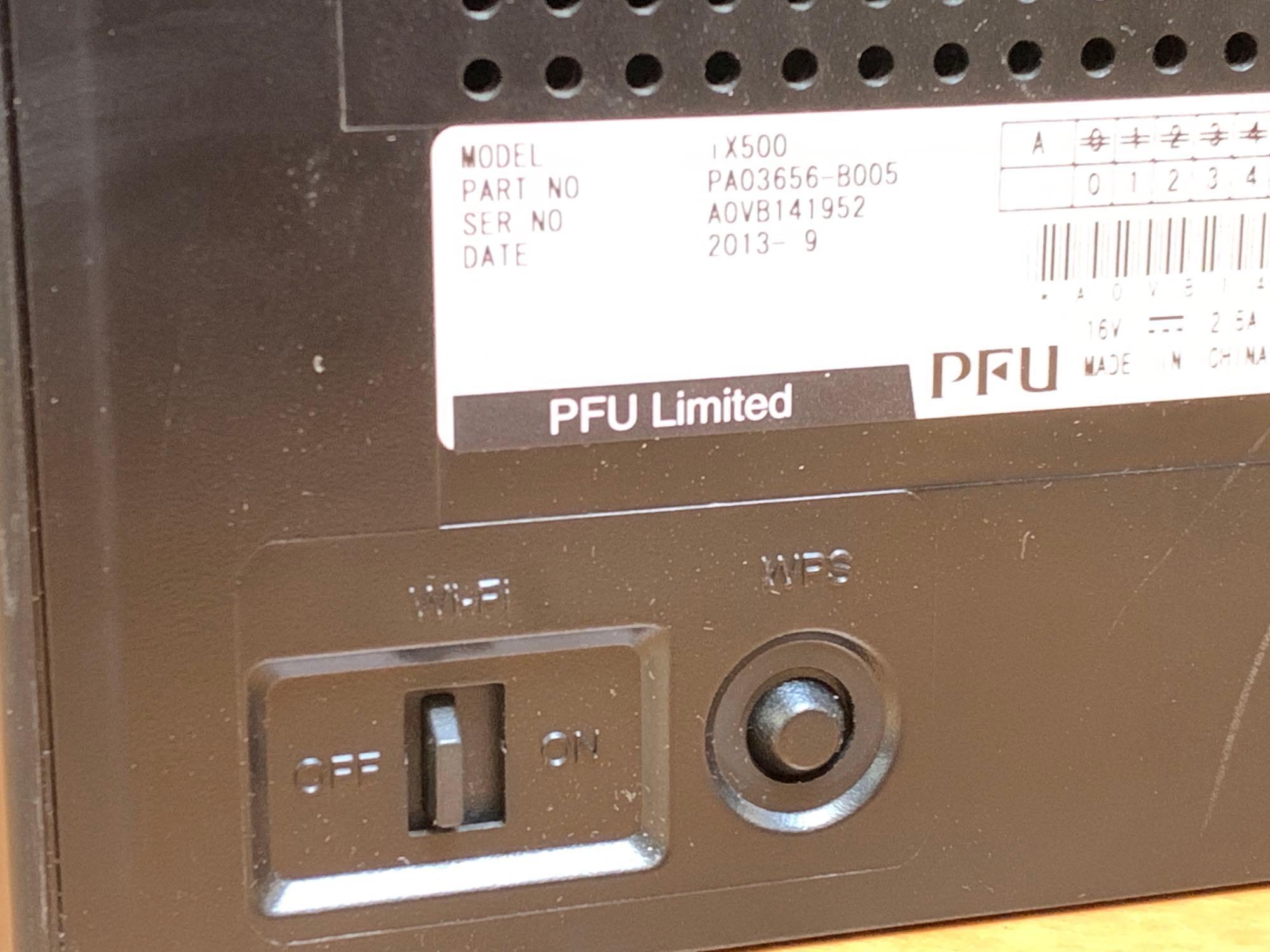 Fujitsu ScanSnap iX500 USB Color Document Scanner
