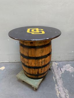 SD 36" whiskey barrel / wine barrel / round table / belly bar