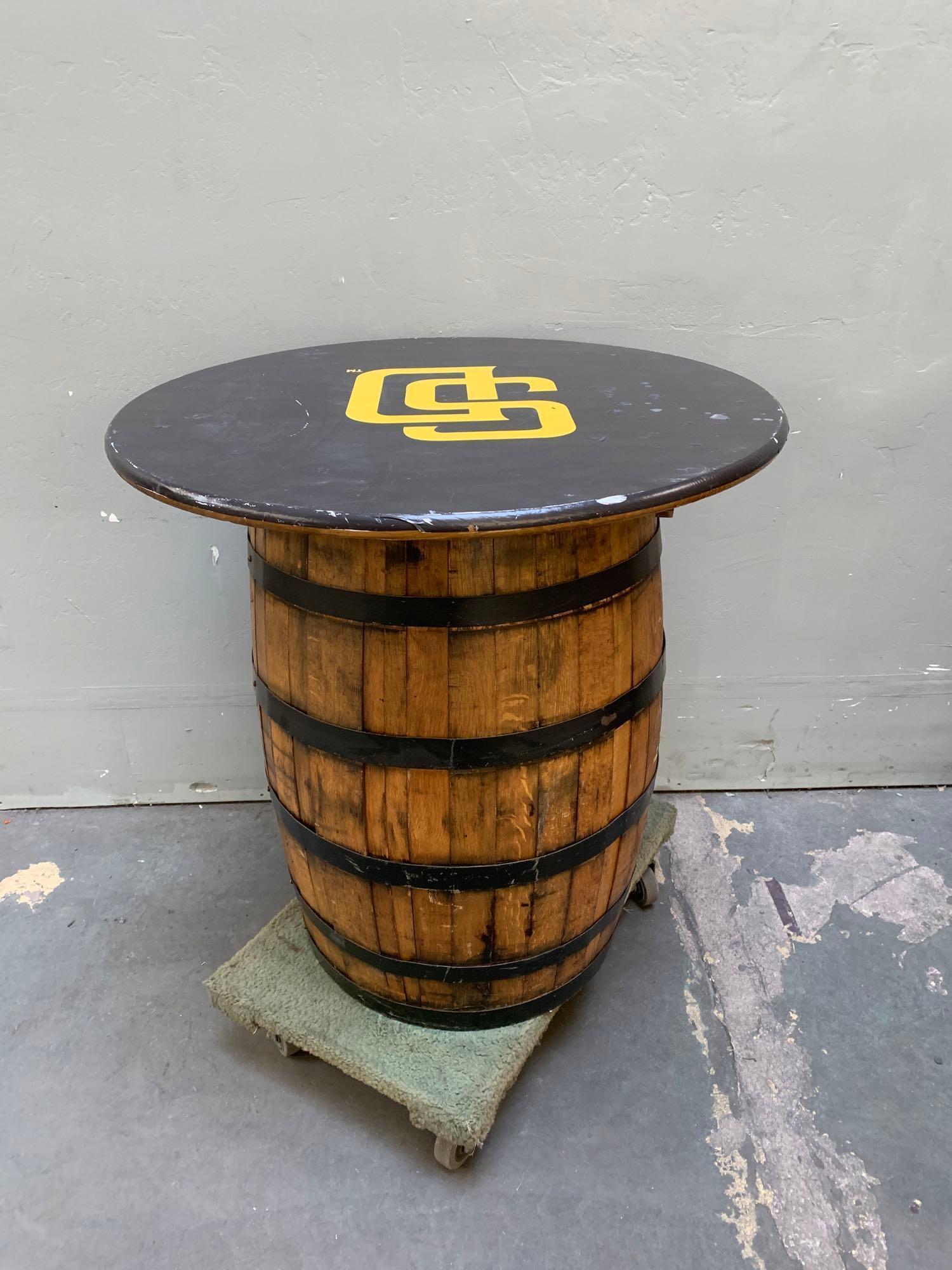 SD 36" whiskey barrel / wine barrel / round table / belly bar