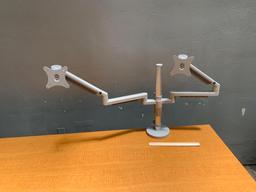 Dual Monitor Arm Desk Mount Stand