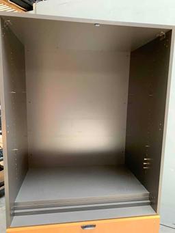 OmniPacific Tall Storage / Filing Cabinet 2 Drawers 36" x 26" x 72.5"