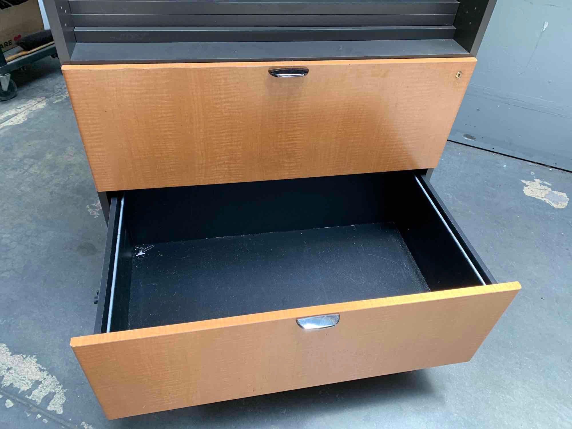 OmniPacific Tall Storage / Filing Cabinet 2 Drawers 36" x 26" x 72.5"