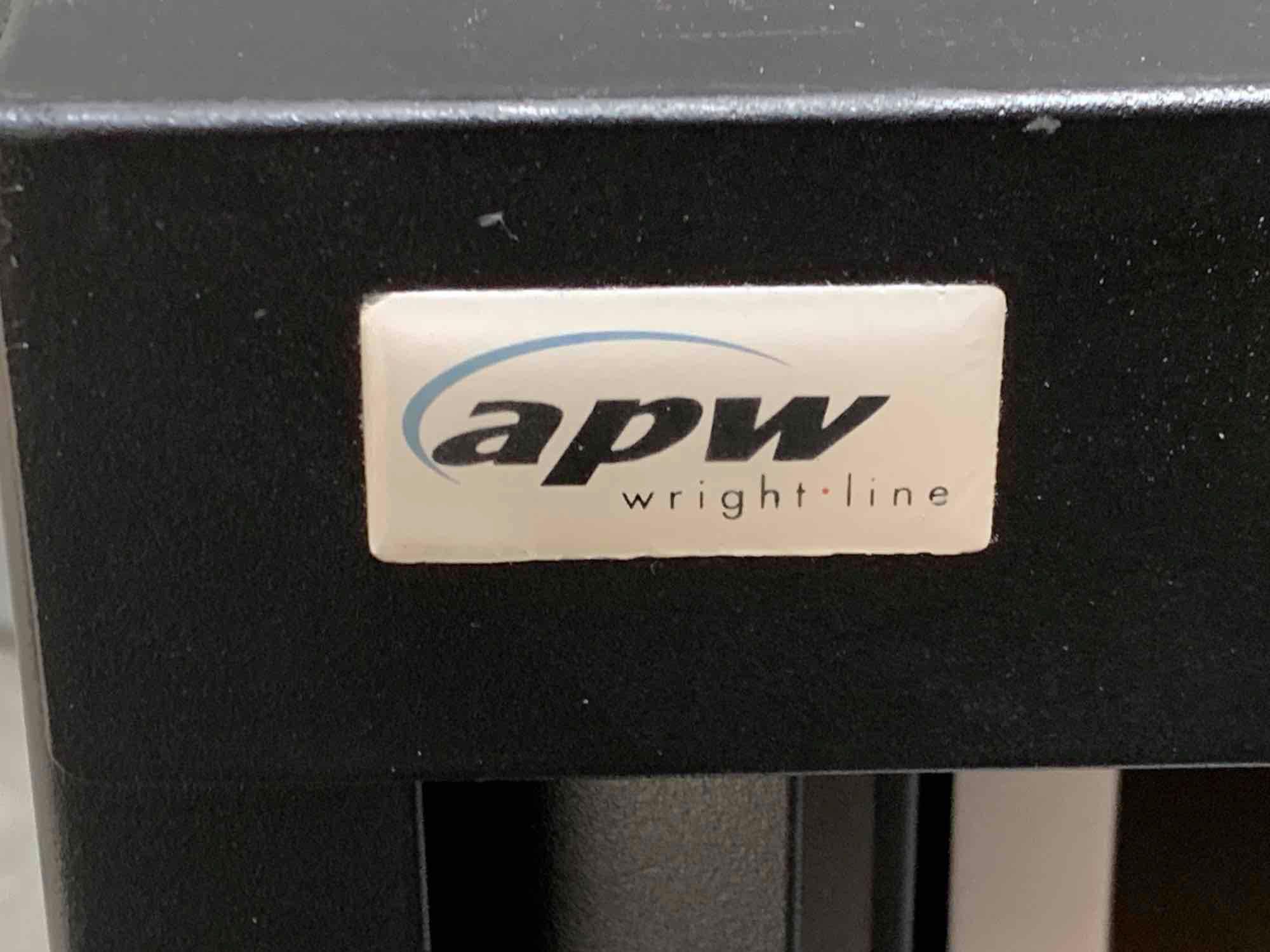 APW Wright Line Rolling Backup Tape Storage Cabinet 39" x 19" x 35.5" Key