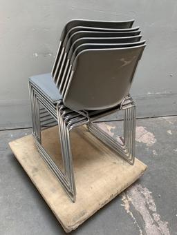 6pcs - KI Matrix Stackable Chairs