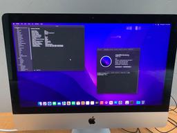 Apple iMac18,2 21.5" Retina 4k Intel i7-7700 3.6GHz 32GB DDR4 1TB Fusion AMD 4GB Monterey - 2017