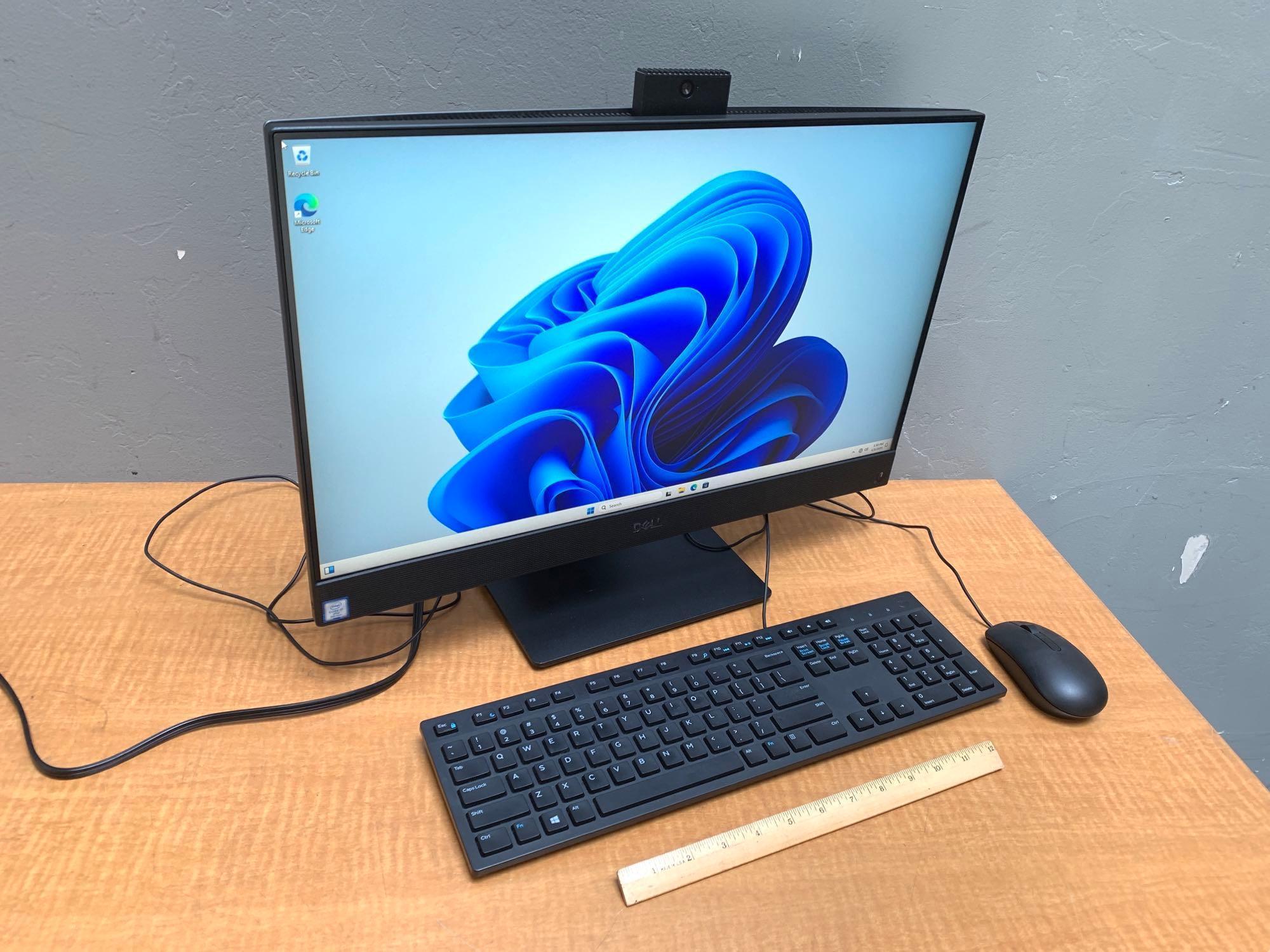 Dell Optiplex 7470 23.8" LCD AIO Intel i7-9700 3.0GHz 8GB DDR4 256GB SSD Wifi Bt HDMI Win 11