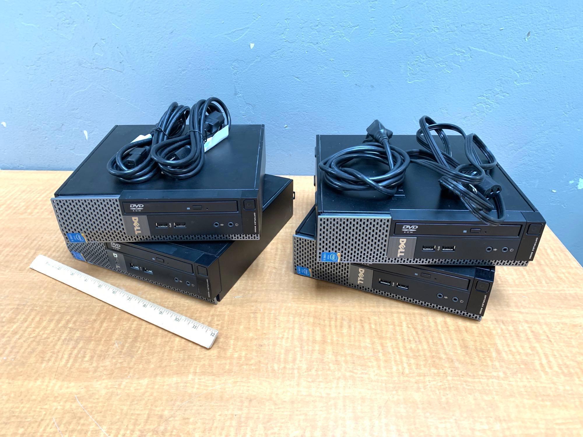 4pcs - Dell Optiplex 9020 Desktop Computers Intel i5-4590 3.0GHz 8GB 320GB SATA Win 10