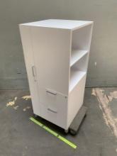 Office Wardrobe Storage Tower Cabinet 53" x 24" x 24"