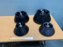 4pcs - BeckMan Coulter Fixed Angle Centrifuge Rotors JA-10 / JA-14 / JA-20