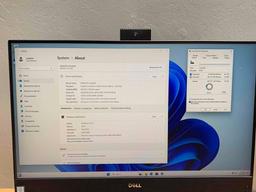 Dell Optiplex 7470 23.8" LCD AIO Intel i7-9700 3.0GHz 8GB DDR4 256GB SSD Wifi Bt HDMI Win 11