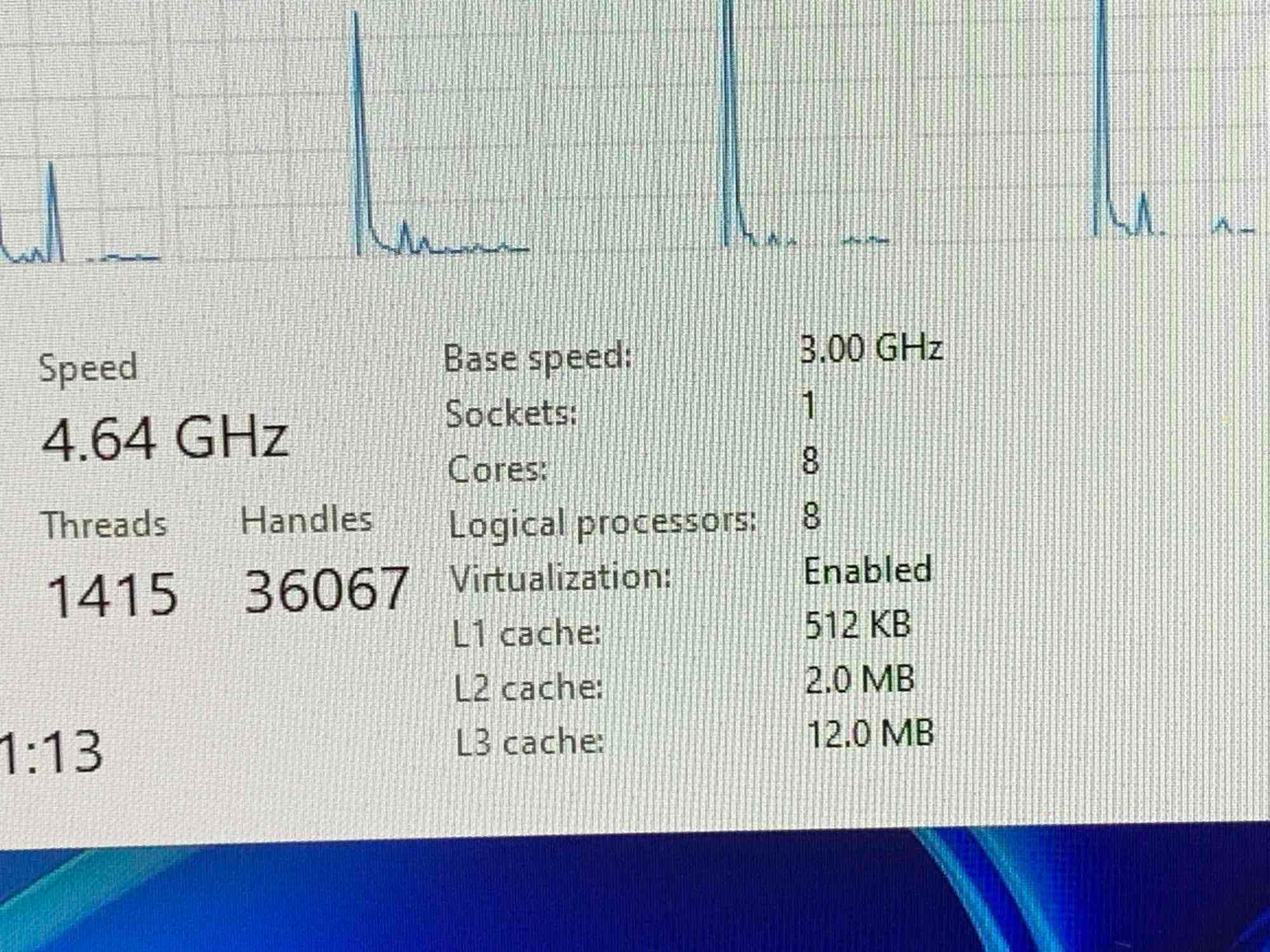 Dell Optiplex 7470 23.8" LCD AIO Intel i7-9700 3.0GHz 8GB DDR4 256GB SSD Wifi Bt HDMI Win 11