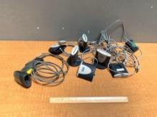 8pcs - HID Omnikey 3121 USB Smart Card Readers & Symbol Barcode Scanner