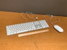 Apple Wired USB Keyboard A1243 & Wired USB Mouse A1152