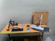 LCD Monitor Arms / HP E230t 23" LCD Touch Monitor / Rapoo Wireless Keyboard
