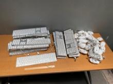 22pairs - Apple Wired USB Keyboard A1243 & Wired USB Mice A1152