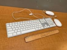 3pcs - Apple Devices / Wired USB Keyboard / Wire USB Mice