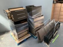 3pcs - FirstOffice Credenza 90" x 23" x 28.5"
