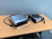 Waring Hot Plate & Breville Panini Press