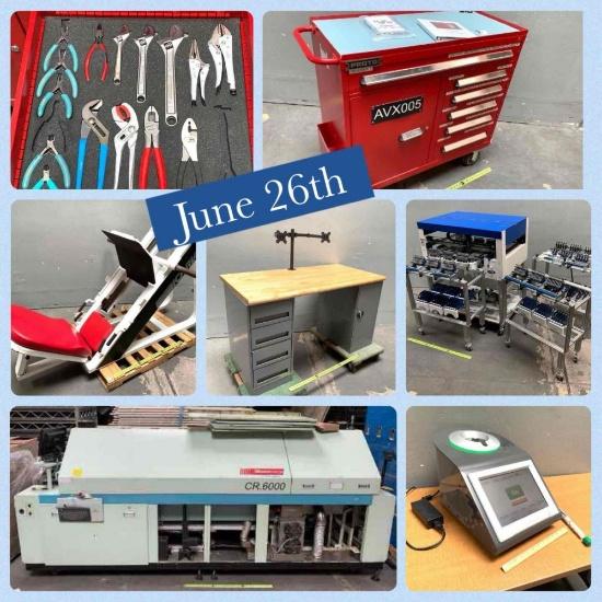 June 26th Semiconductor Fab Tools Industrial & PCs