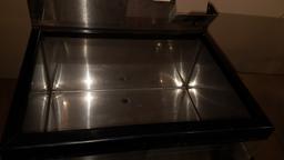 Stainless steel (new)  Ice Bin with cold plate 24x 18 1/2 ( no Legs)