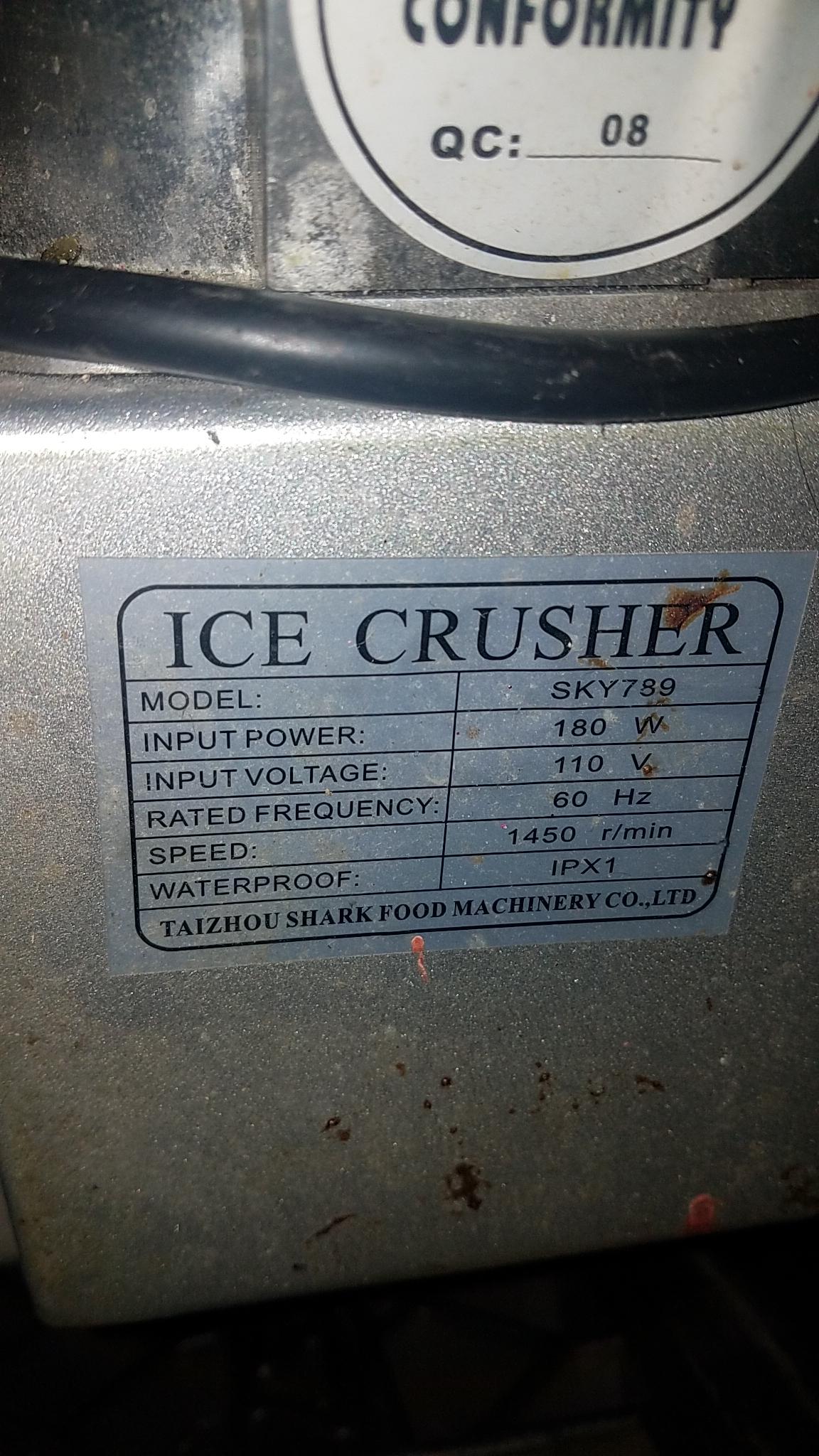 Ice crusher